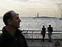 Fabio Del Toro a New York statua della libert