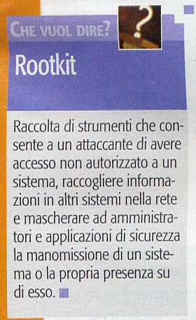 cosa è il rootkit?